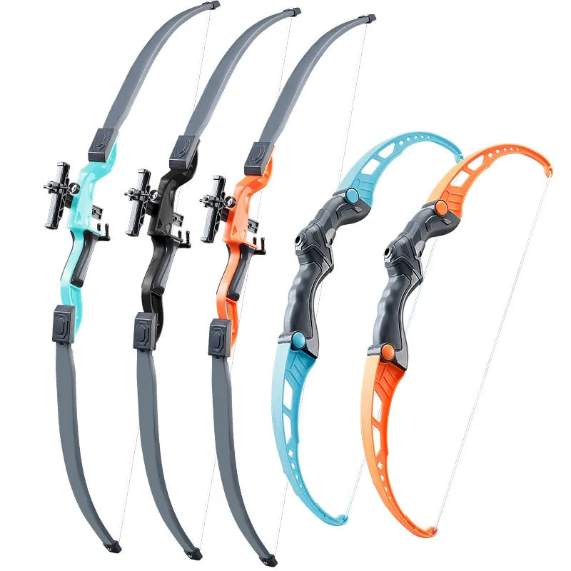 Bow and Arrow Toy Set 52Cm Archery Practice Recurve Outdoor Sorts Shooting Toy with Target Kids/Adults Gift