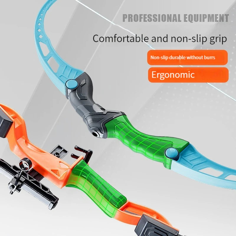 Bow and Arrow Toy Set 52Cm Archery Practice Recurve Outdoor Sorts Shooting Toy with Target Kids/Adults Gift