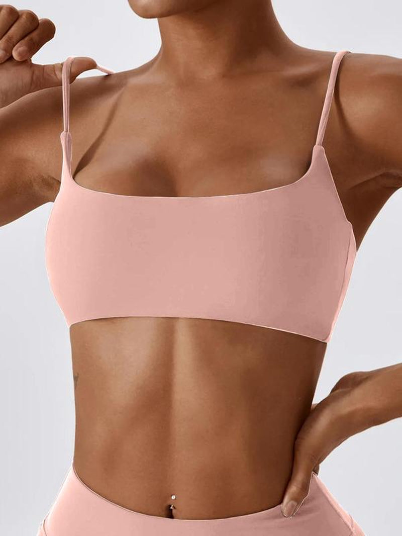 Women's Solid Wireless Sports Bra| Breathable and Comfortable Activewear for Yoga and Gym