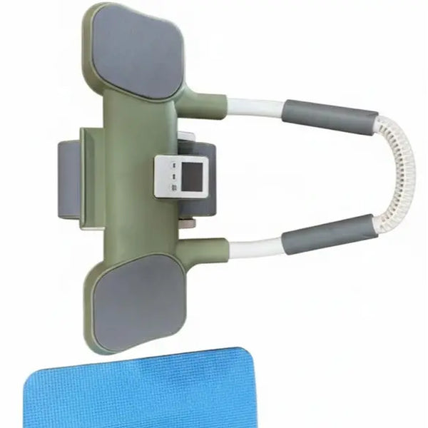 Ab Roller Wheel for Core Muscle Training with Automatic Rebound and Timer