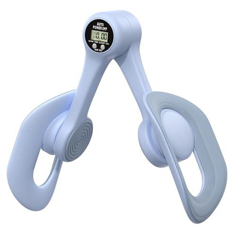 Merach Thigh Trainer - Home Fitness Equipment for Inner Thighs, Legs, and Arms with Optional Versions: Standard, Strap, Smart Counter (Blue)