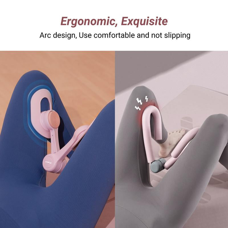 Merach Thigh Trainer - Home Fitness Equipment for Inner Thighs, Legs, and Arms with Optional Versions: Standard, Strap, Smart Counter (Blue)