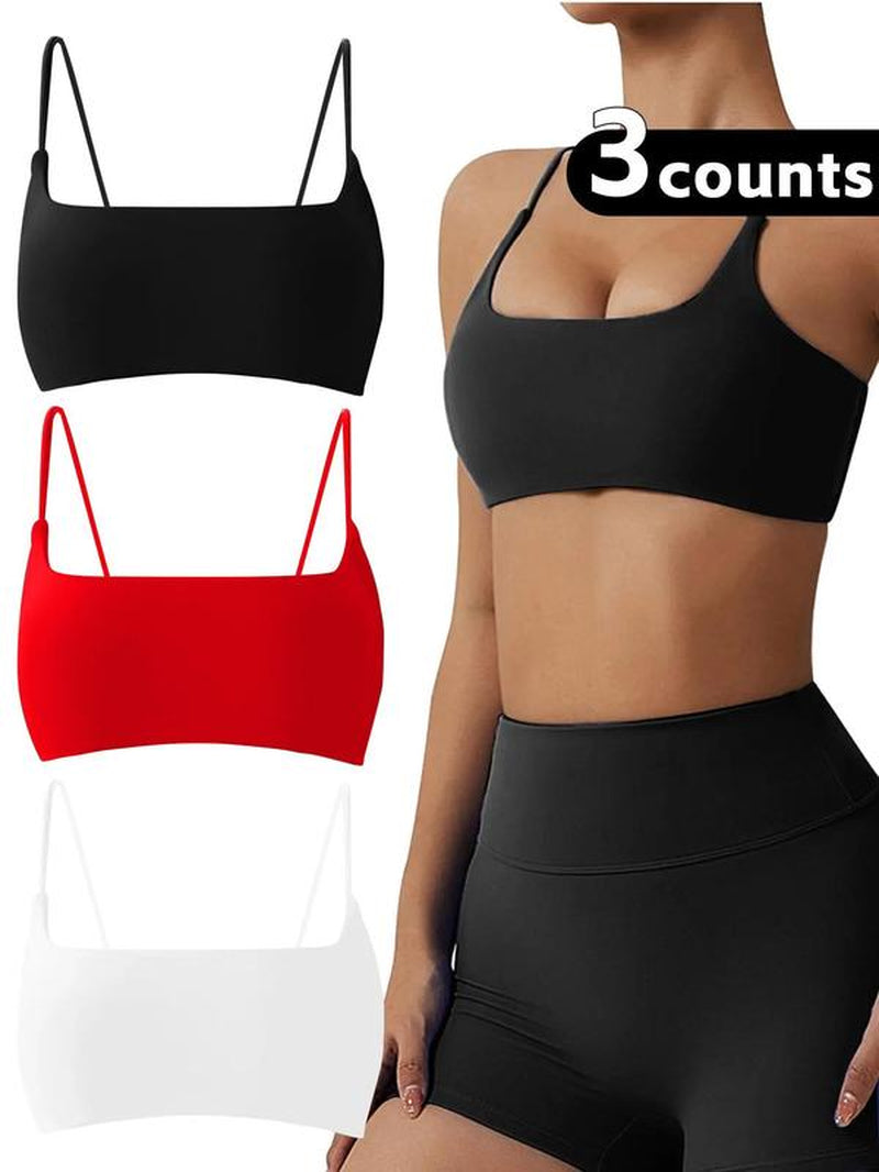 Women's Solid Wireless Sports Bra| Breathable and Comfortable Activewear for Yoga and Gym