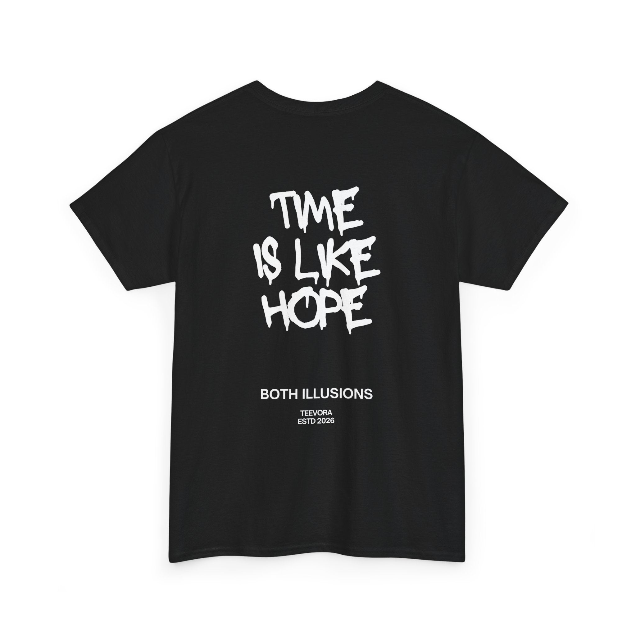 "Time Is Like Hope" Back-Print Graphic Tee