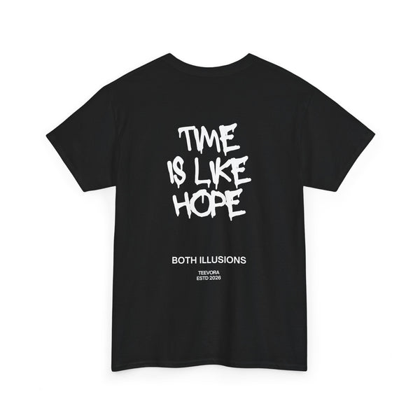 "Time Is Like Hope" Back-Print Graphic Tee