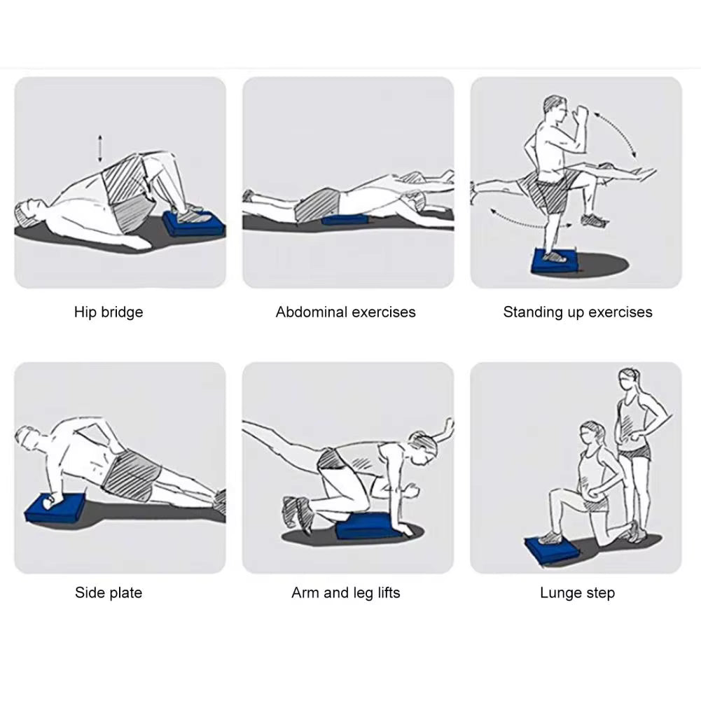 FlexiFit PVC Yoga Balance Pad with Pump