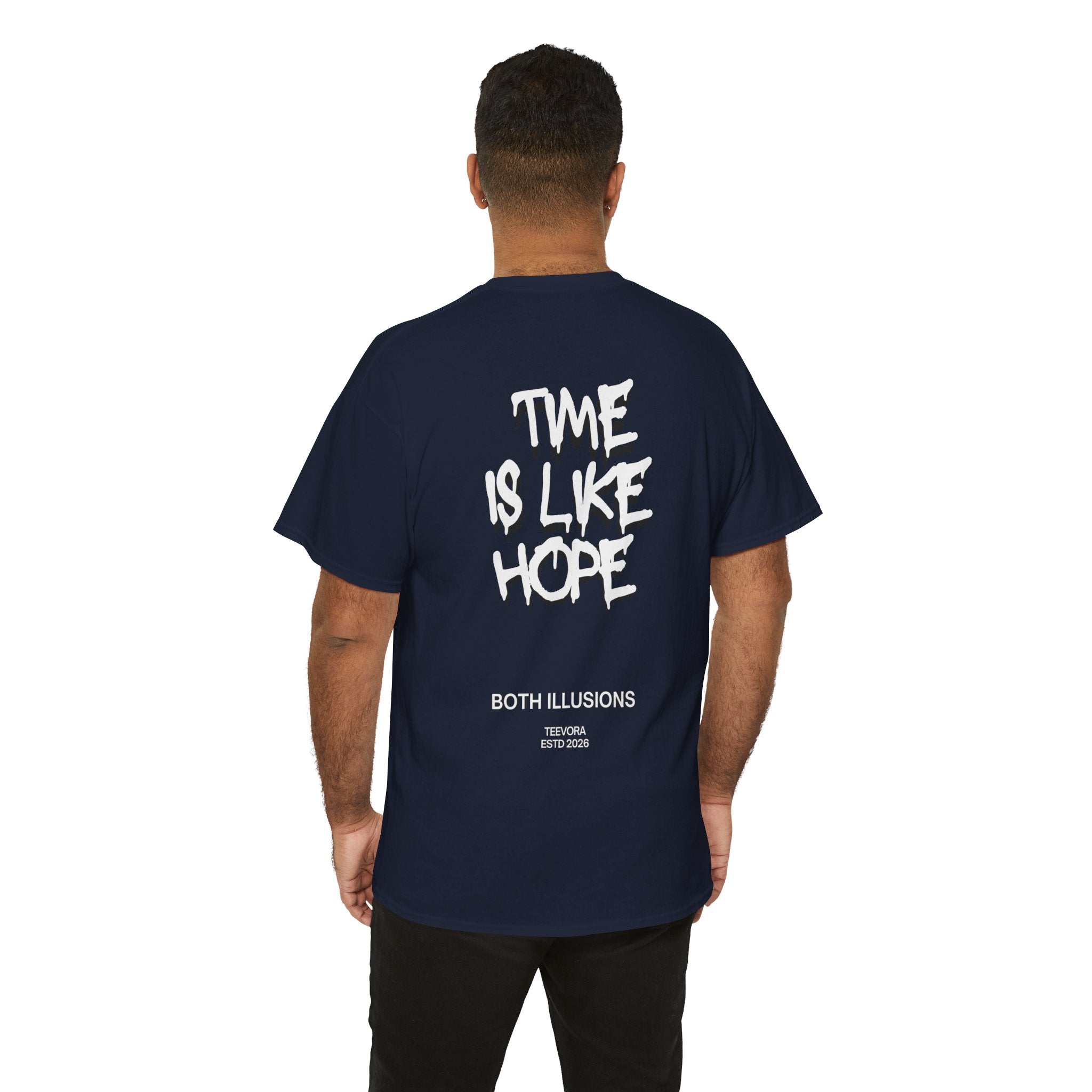 "Time Is Like Hope" Back-Print Graphic Tee
