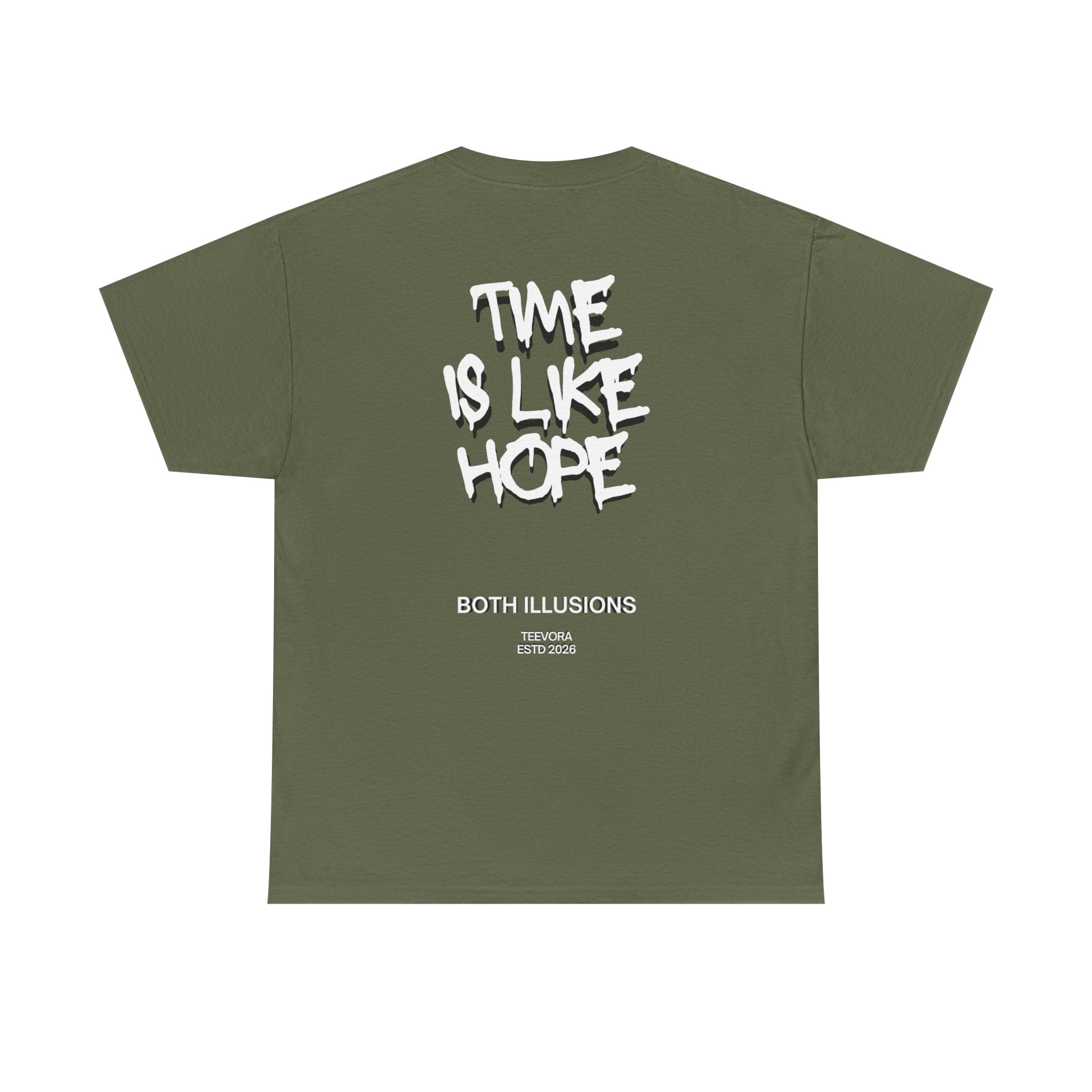 "Time Is Like Hope" Back-Print Graphic Tee
