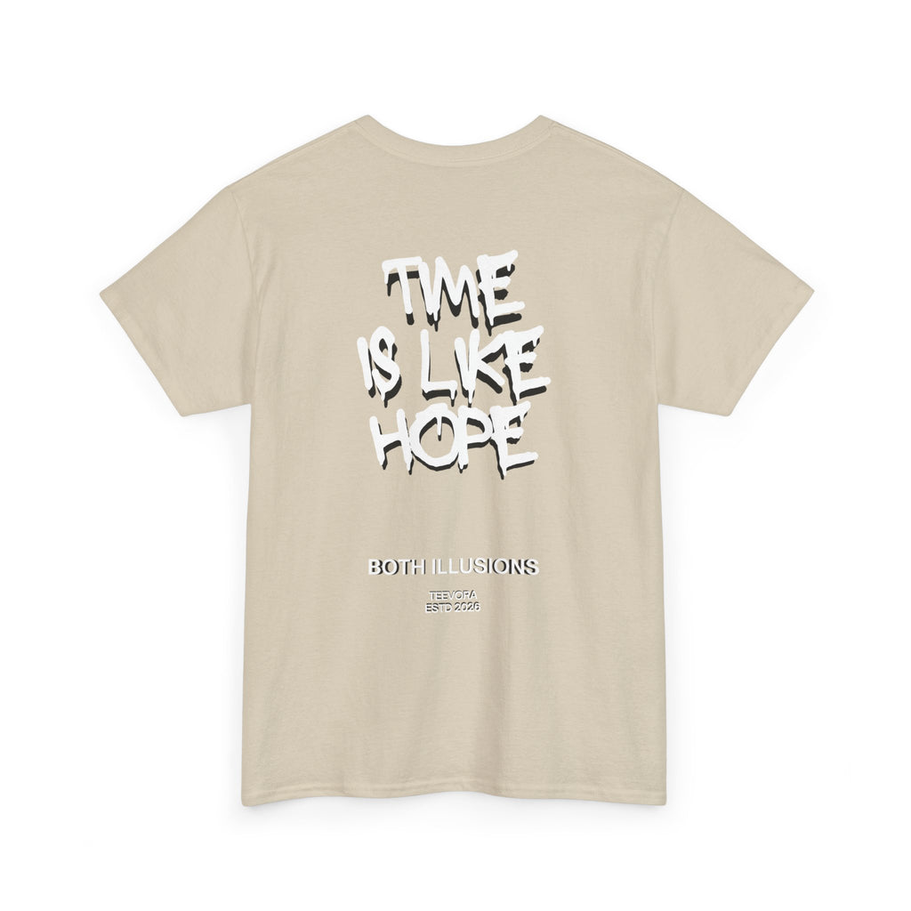 "Time Is Like Hope" Back-Print Graphic Tee