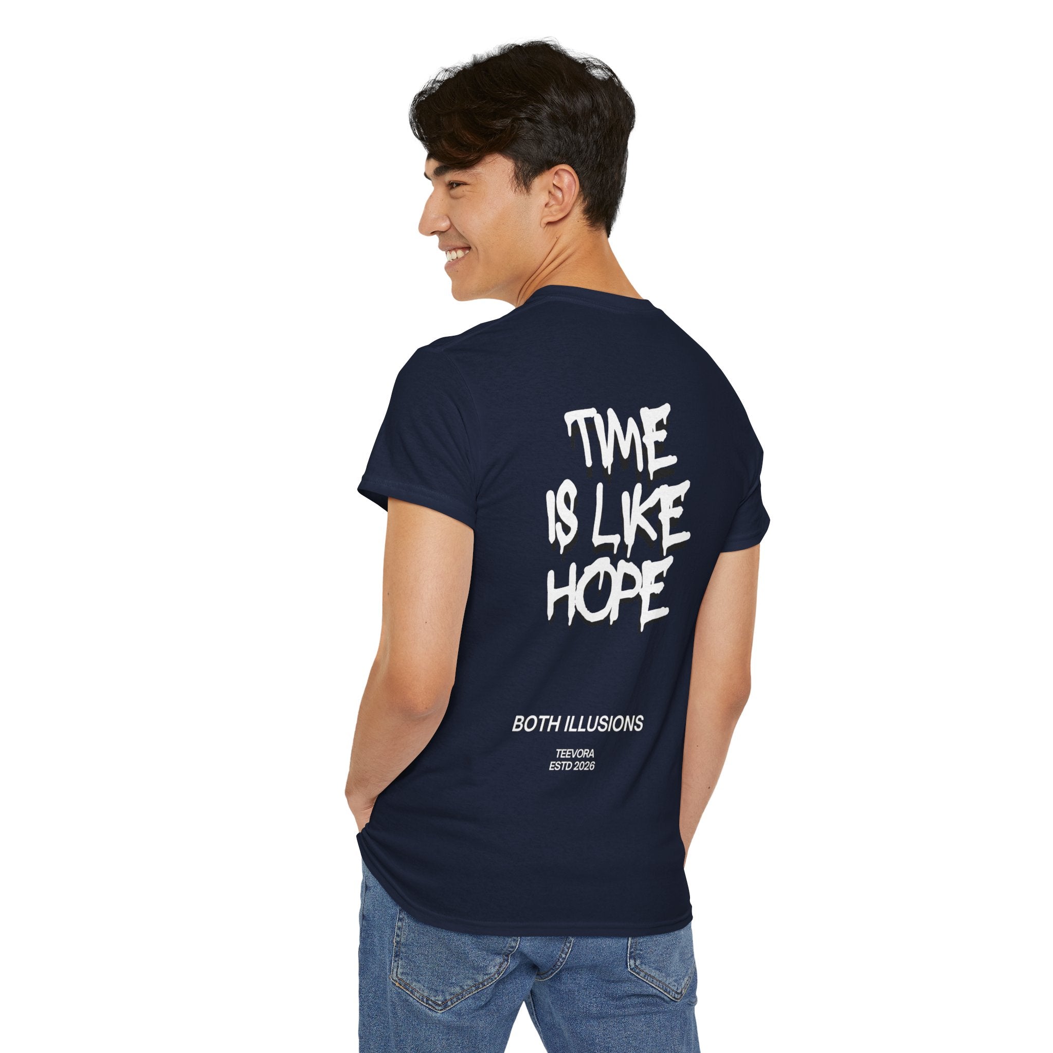 "Time Is Like Hope" Back-Print Graphic Tee