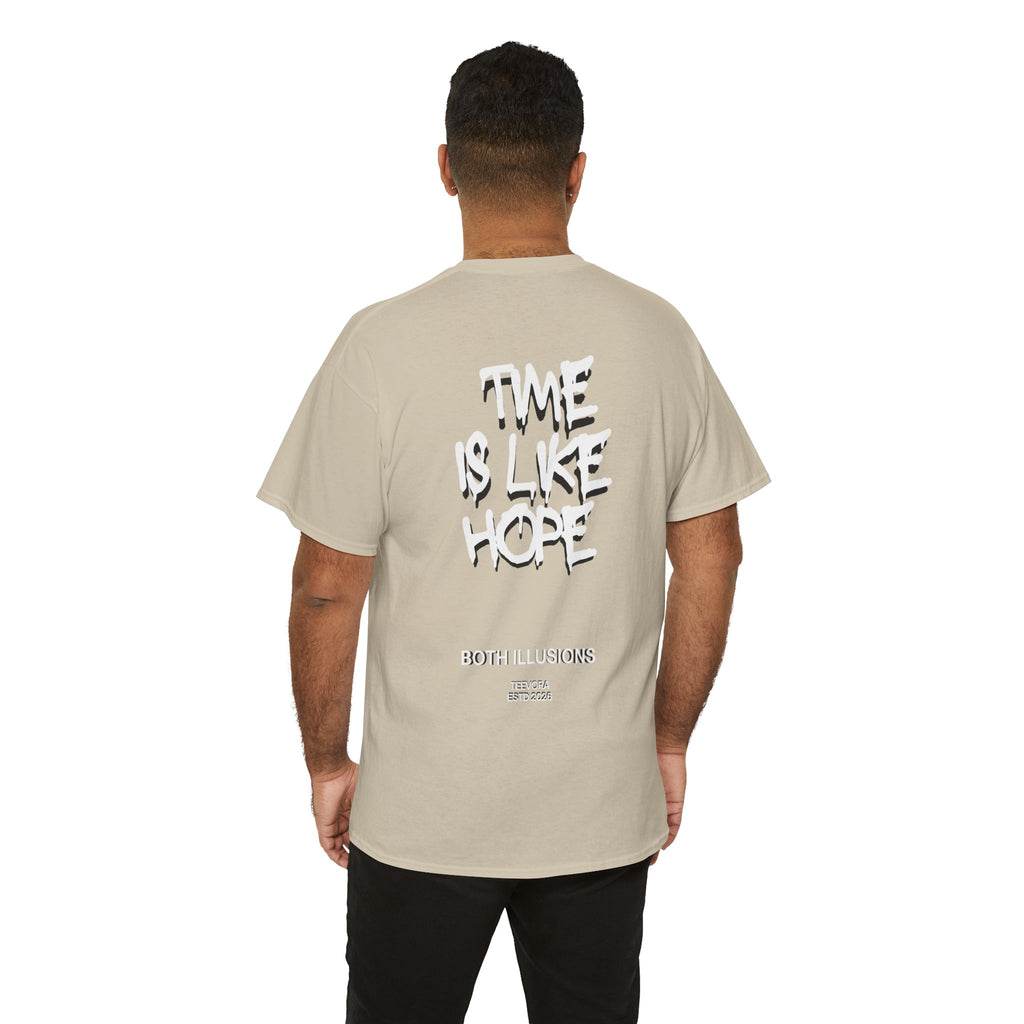 "Time Is Like Hope" Back-Print Graphic Tee