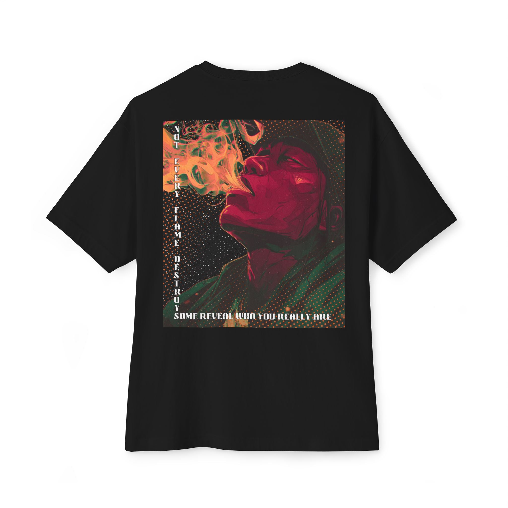 Oversized Vintage Smoke Portrait Graphic Tee