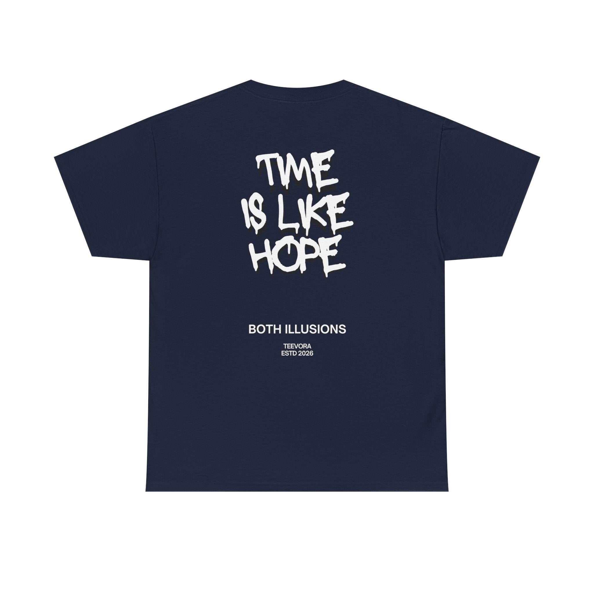 "Time Is Like Hope" Back-Print Graphic Tee