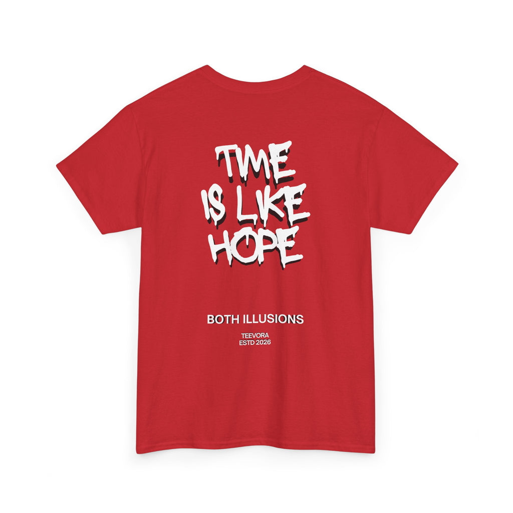 "Time Is Like Hope" Back-Print Graphic Tee