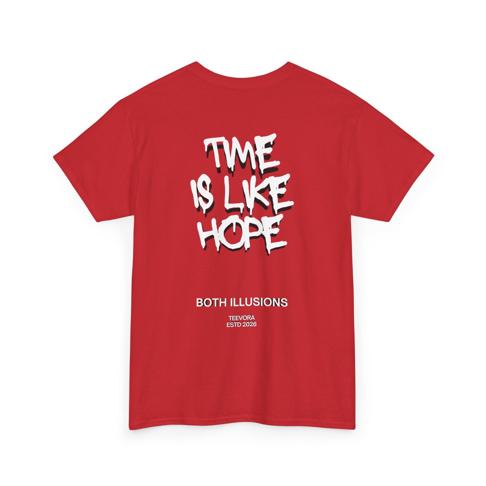 "Time Is Like Hope" Back-Print Graphic Tee