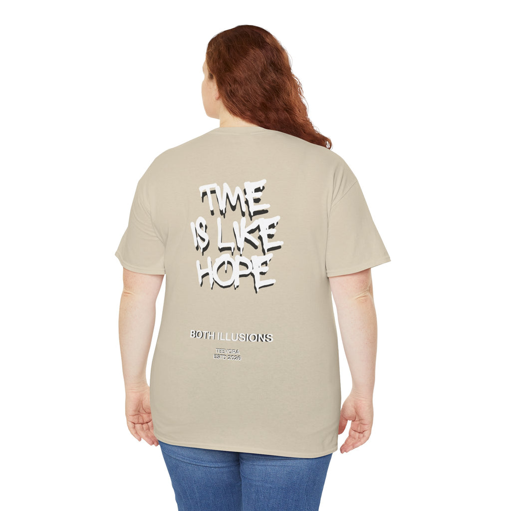 "Time Is Like Hope" Back-Print Graphic Tee