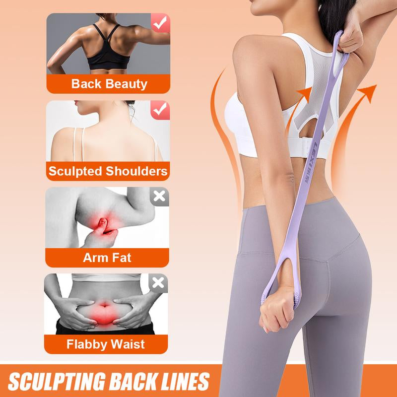 LEXI Figure 8 Resistance Bands for Women Men 8 Shaped Silicone Material Original Stretch Band for Arms Chest Expander Yoga Gym Fitness Home Workout Quick Effective Workouts Ergonomic Design Skin Friendly Portable Full Body Toning