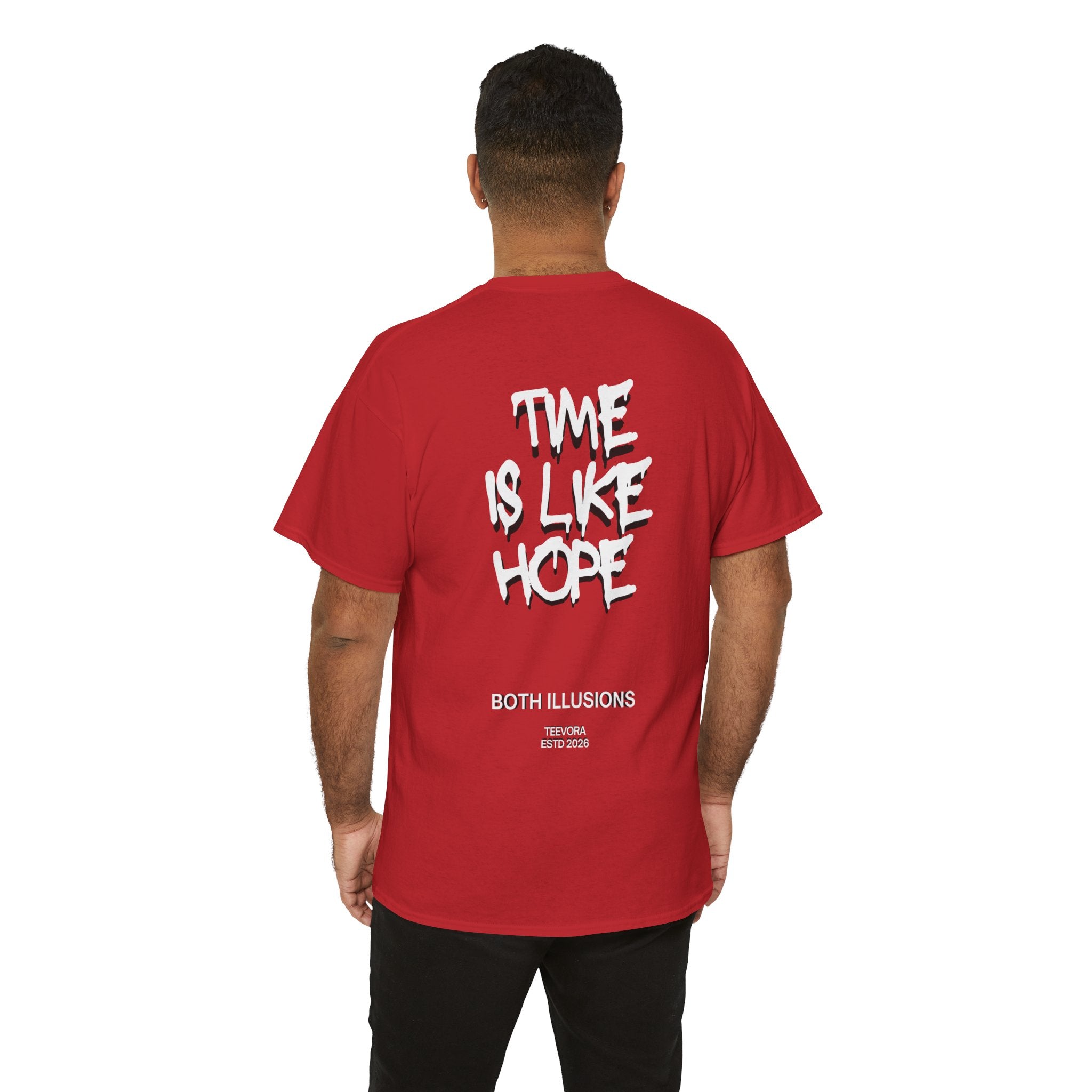 "Time Is Like Hope" Back-Print Graphic Tee