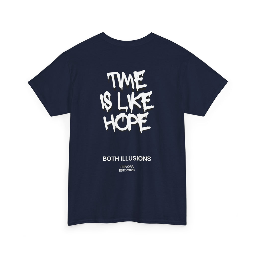 "Time Is Like Hope" Back-Print Graphic Tee