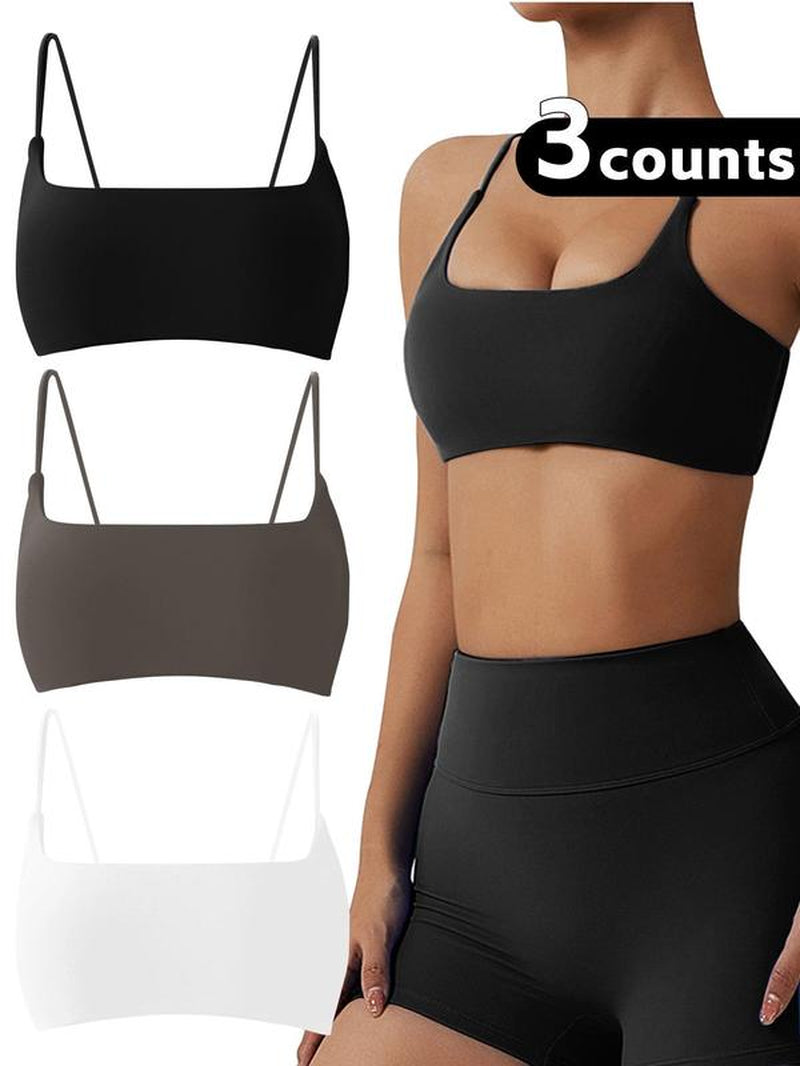 Women's Solid Wireless Sports Bra| Breathable and Comfortable Activewear for Yoga and Gym