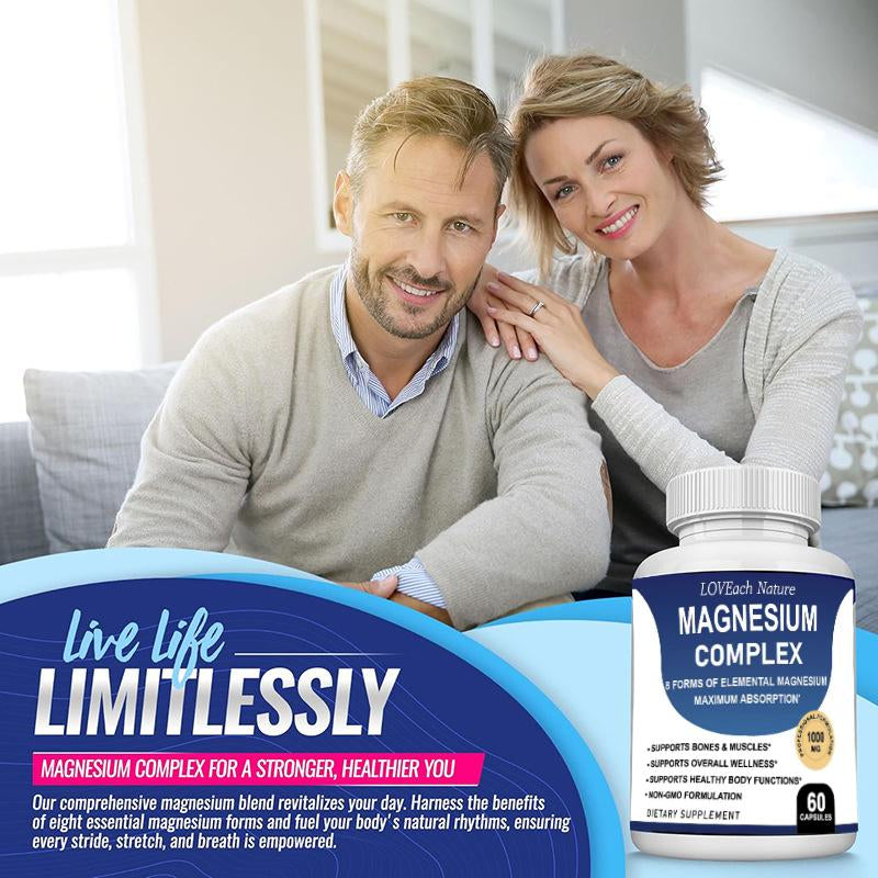 Magnesium Complex: Essential 8-Form Magnesium Supplement for Fitness and Dietary Health