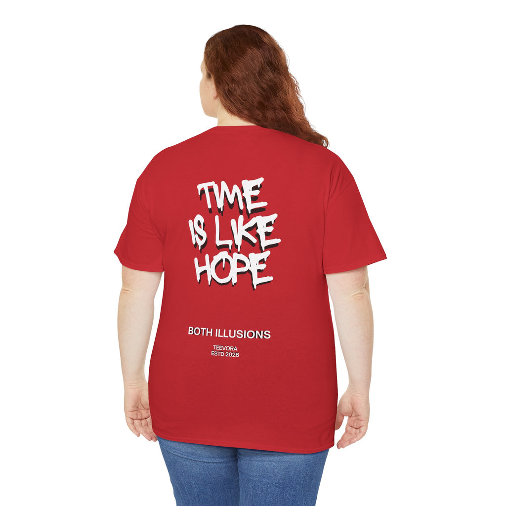 "Time Is Like Hope" Back-Print Graphic Tee