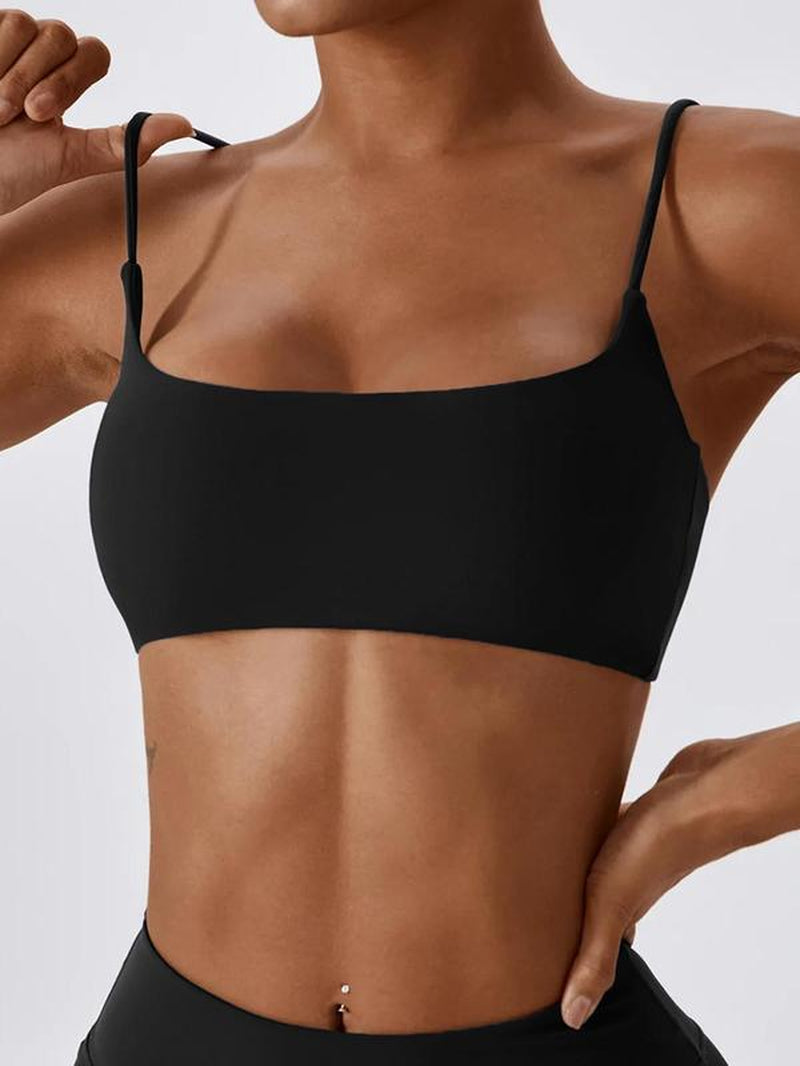 Women's Solid Wireless Sports Bra| Breathable and Comfortable Activewear for Yoga and Gym