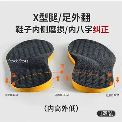 New Arch Support Flat Foot Orthopedic Insoles for Shoes Women Men Children X/O Type Legs Valgus Feet Correction Sports Shoe Pads
