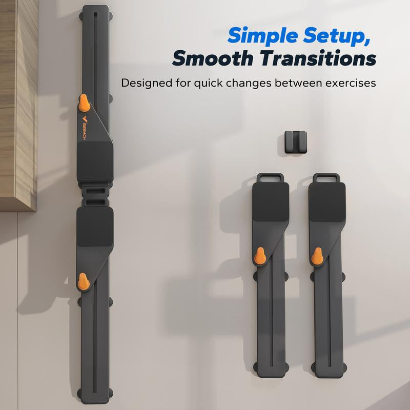 Merach Adjustable Multi-Functional Ab Exercise Board with Split Slide Roller and Knee Mat for Home Gym Core and Ab Strength Training