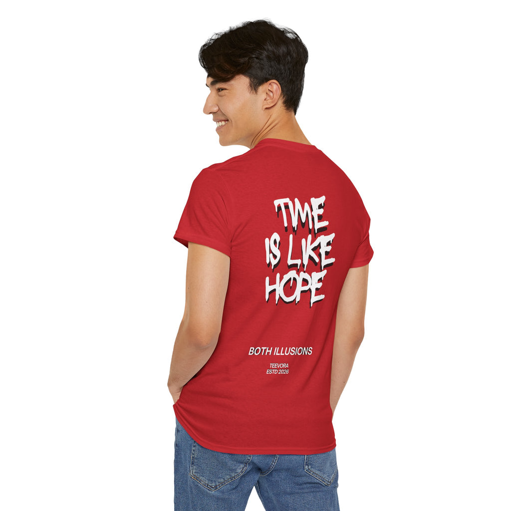 "Time Is Like Hope" Back-Print Graphic Tee