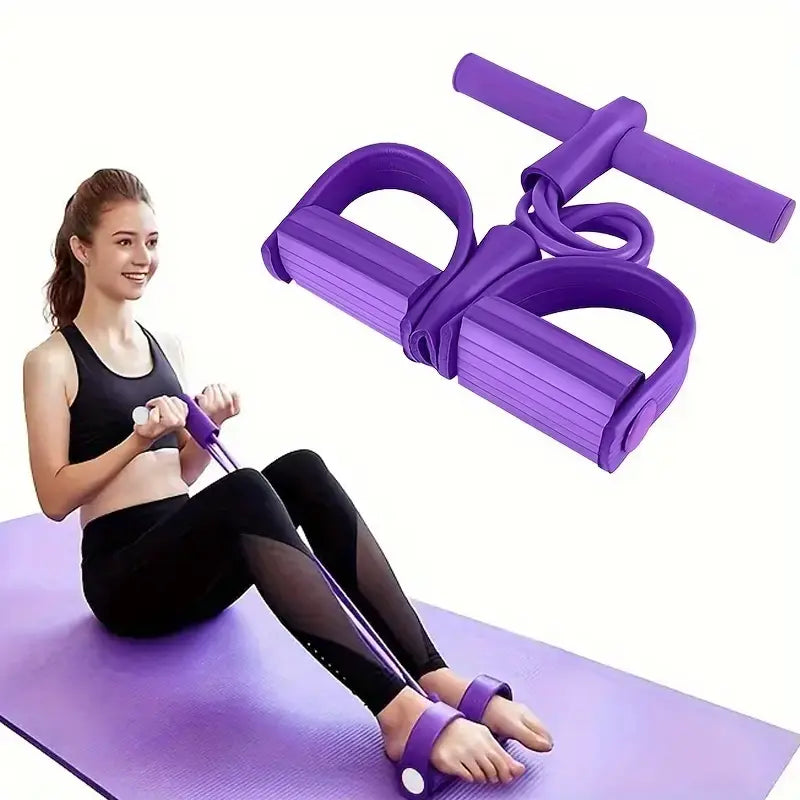 Multi-Functional Elastic Pull Strap - Portable Home Activity Band for Daily Stretching and Movement, Ideal for Flexibility and Relaxation, Convenient Storage and Use