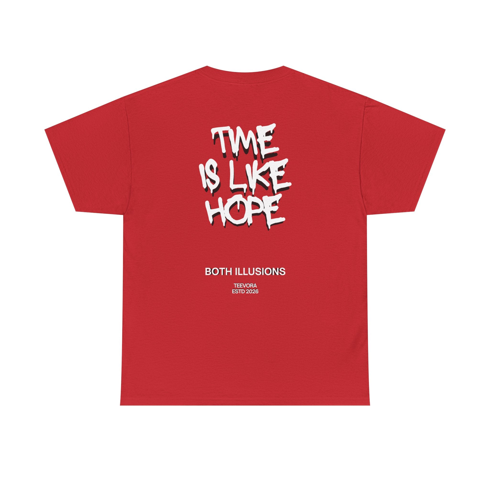 "Time Is Like Hope" Back-Print Graphic Tee