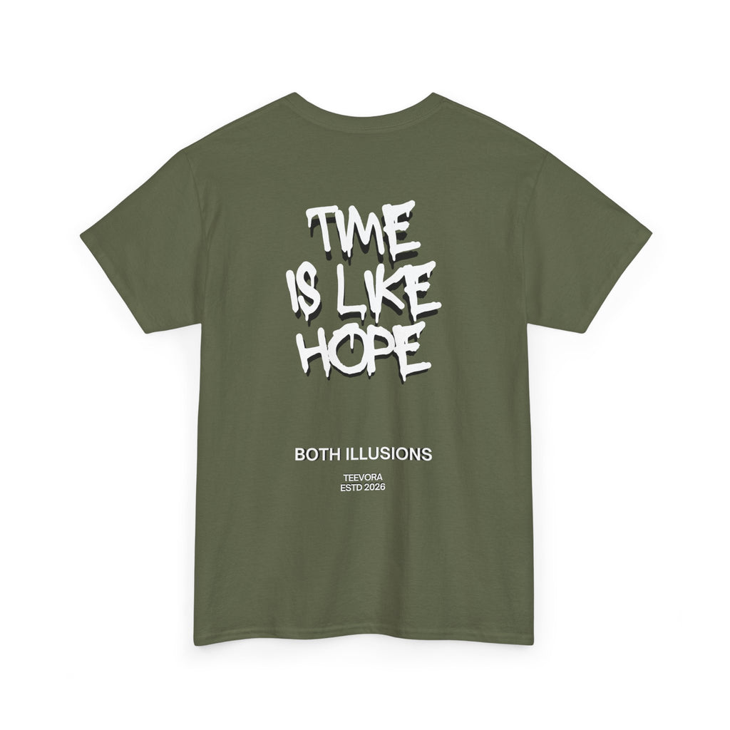 "Time Is Like Hope" Back-Print Graphic Tee
