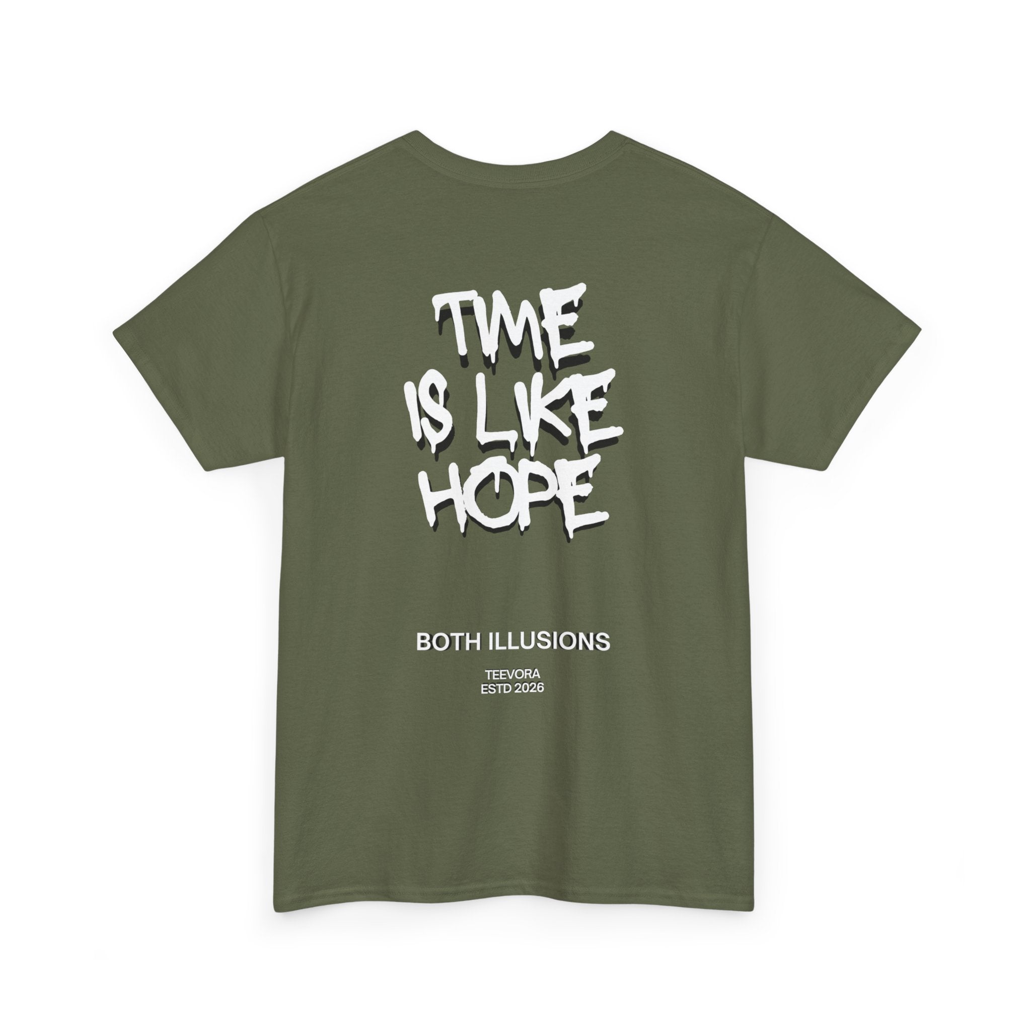 "Time Is Like Hope" Back-Print Graphic Tee