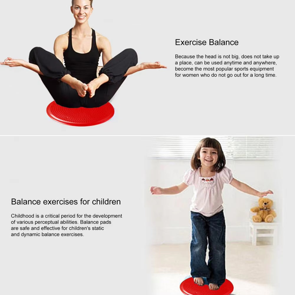 FlexiFit PVC Yoga Balance Pad with Pump
