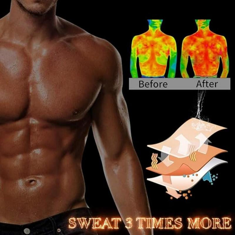 Men'S Sweat Vest Waist Trainer Double Belt Body Shaper for Gym Workout Running Outfits Compression Shirt Muscle Athletic Undershirt