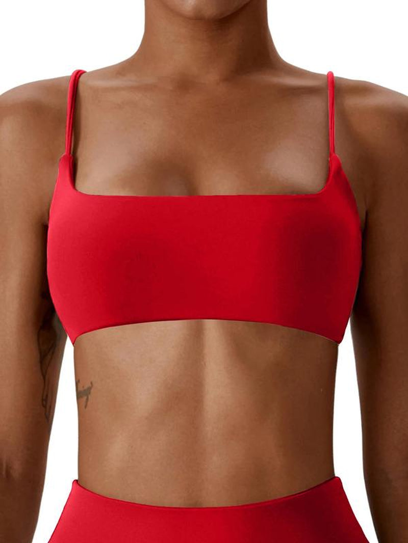 Women's Solid Wireless Sports Bra| Breathable and Comfortable Activewear for Yoga and Gym