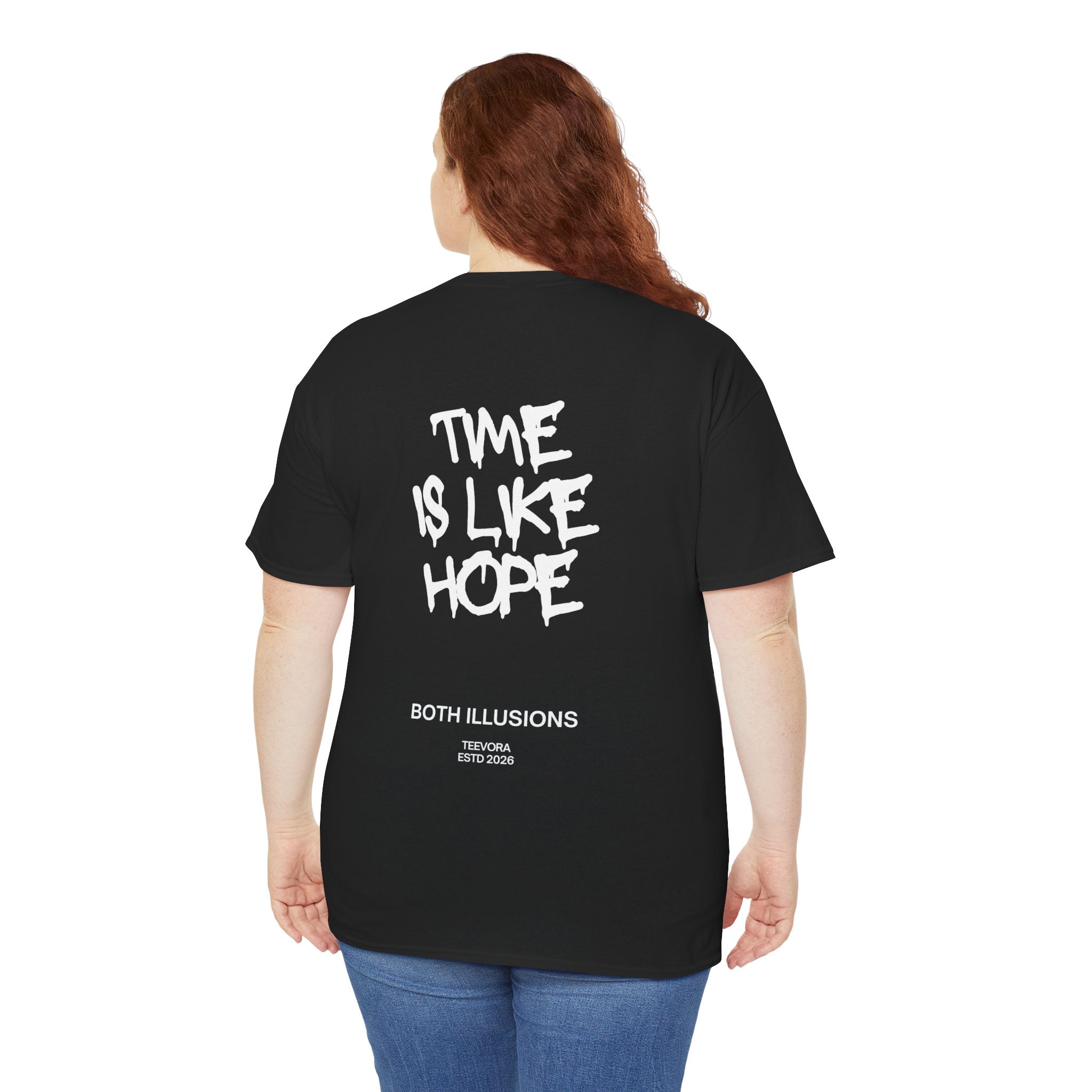 "Time Is Like Hope" Back-Print Graphic Tee
