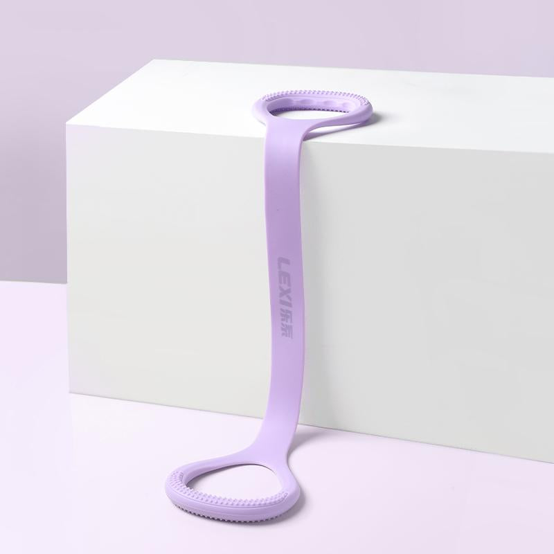 LEXI Figure 8 Resistance Bands for Women Men 8 Shaped Silicone Material Original Stretch Band for Arms Chest Expander Yoga Gym Fitness Home Workout Quick Effective Workouts Ergonomic Design Skin Friendly Portable Full Body Toning