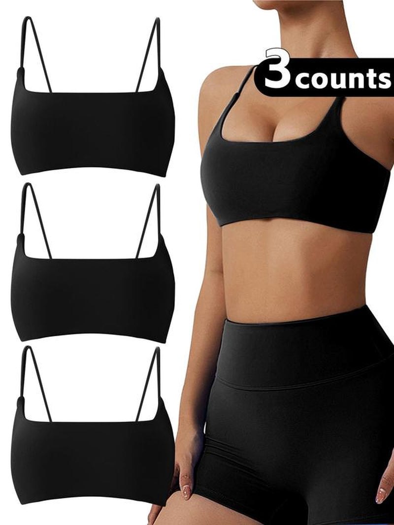 Women's Solid Wireless Sports Bra| Breathable and Comfortable Activewear for Yoga and Gym