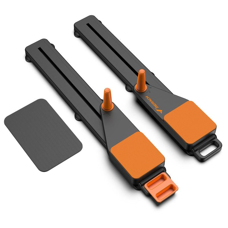 Merach Adjustable Multi-Functional Ab Exercise Board with Split Slide Roller and Knee Mat for Home Gym Core and Ab Strength Training