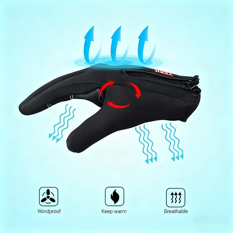 Professional Outdoor Winter Gloves: Touchscreen-Compatible, Windproof Full-Finger Design for Sports, Travel, and Everyday Use