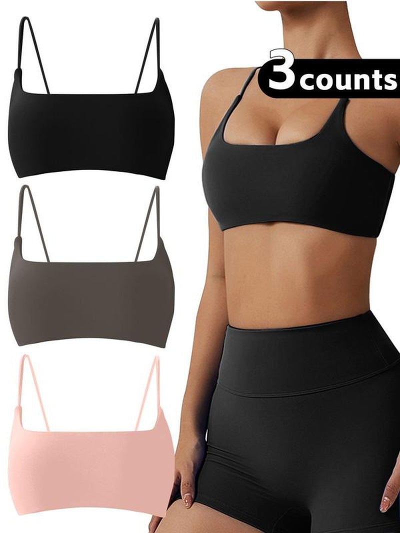 Women's Solid Wireless Sports Bra| Breathable and Comfortable Activewear for Yoga and Gym