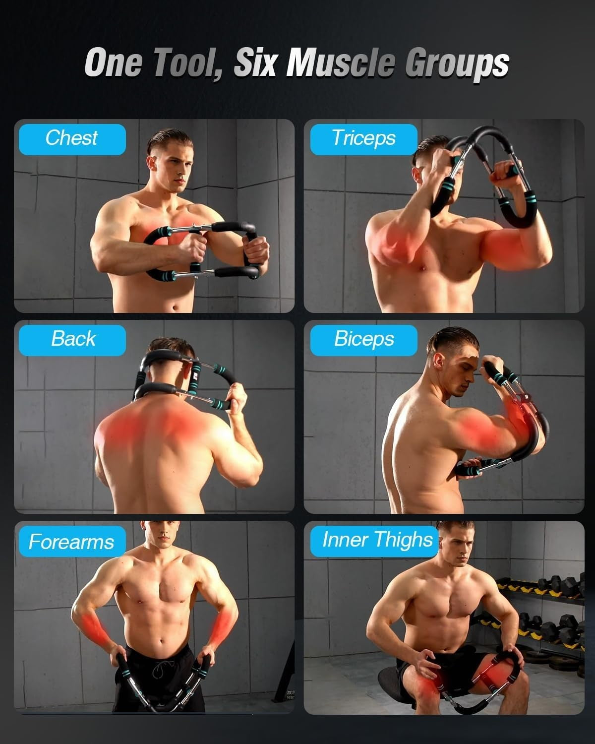 Saker Twister Arm Trainer, Powertwist Arm Trainer, Adjustable Forearm Strengthen