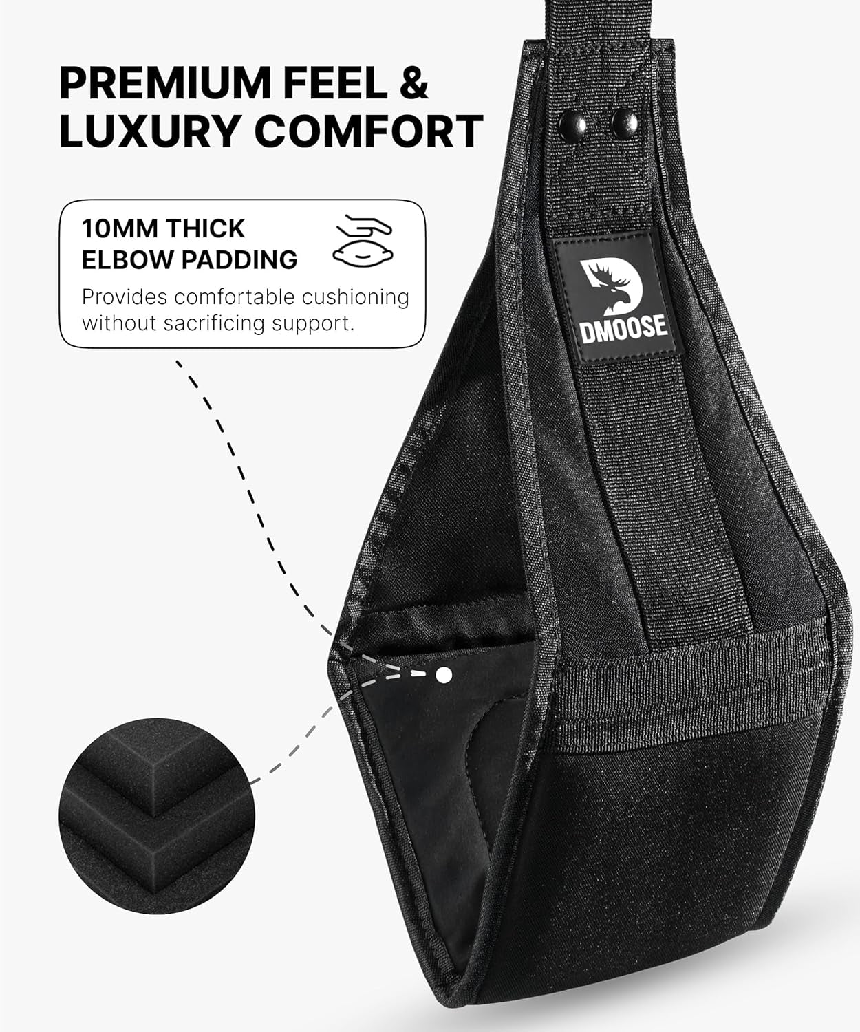 Hanging Ab Straps for Pull-Up Bars - Padded Exercise Straps for Core Strength Training and Leg Raises, Includes 2 Steel Carabiners - Ideal Abs Equipment for Home and Gym Use