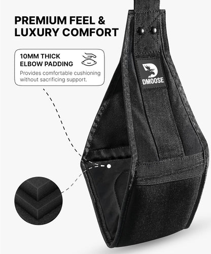 Hanging Ab Straps for Pull-Up Bars - Padded Exercise Straps for Core Strength Training and Leg Raises, Includes 2 Steel Carabiners - Ideal Abs Equipment for Home and Gym Use