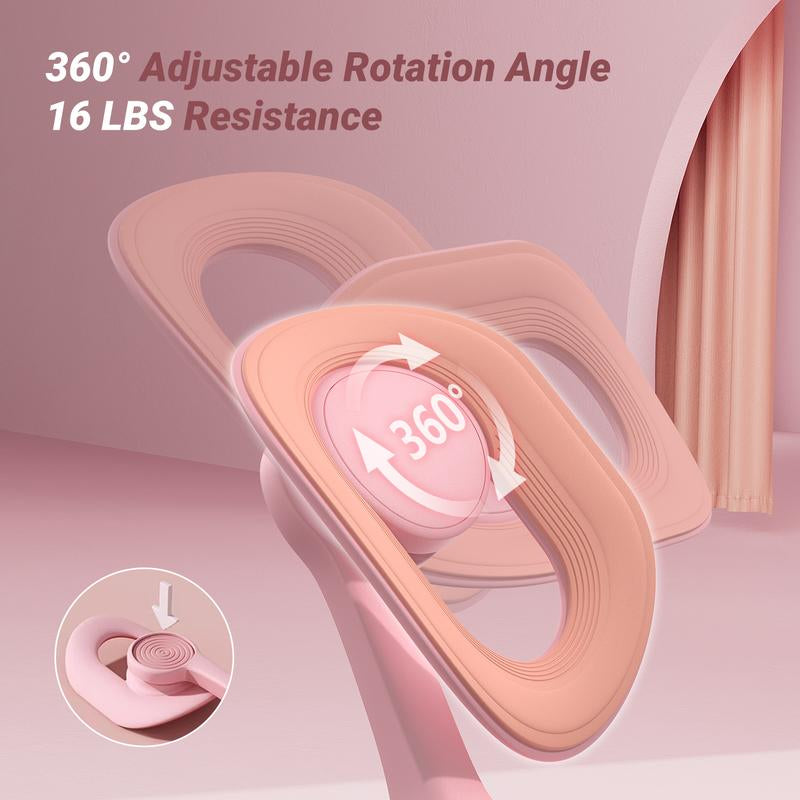 Merach Thigh Trainer - Home Fitness Equipment for Inner Thighs, Legs, and Arms with Optional Versions: Standard, Strap, Smart Counter (Blue)