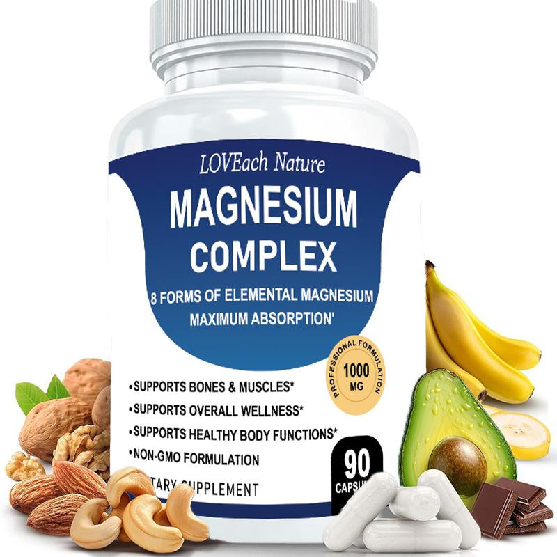 Magnesium Complex: Essential 8-Form Magnesium Supplement for Fitness and Dietary Health