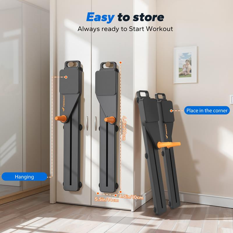 Merach Adjustable Multi-Functional Ab Exercise Board with Split Slide Roller and Knee Mat for Home Gym Core and Ab Strength Training