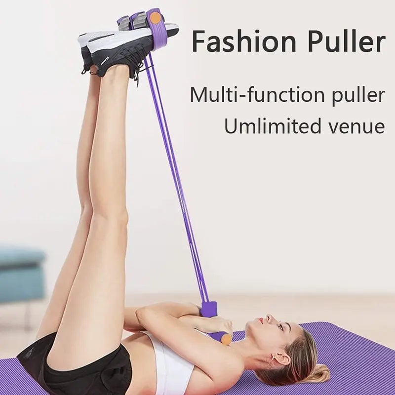 Multi-Functional Elastic Pull Strap - Portable Home Activity Band for Daily Stretching and Movement, Ideal for Flexibility and Relaxation, Convenient Storage and Use